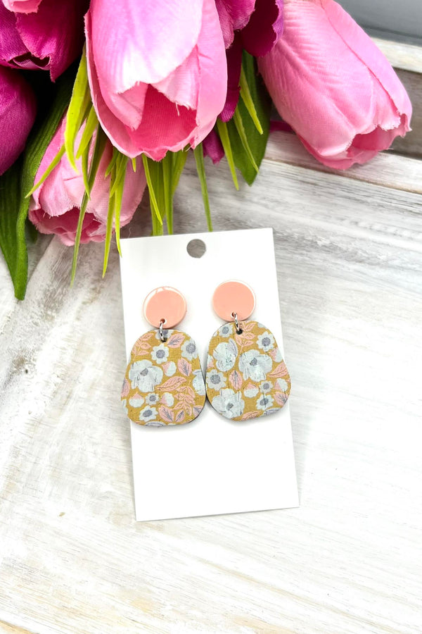 Sweet Peach Meadow Earrings