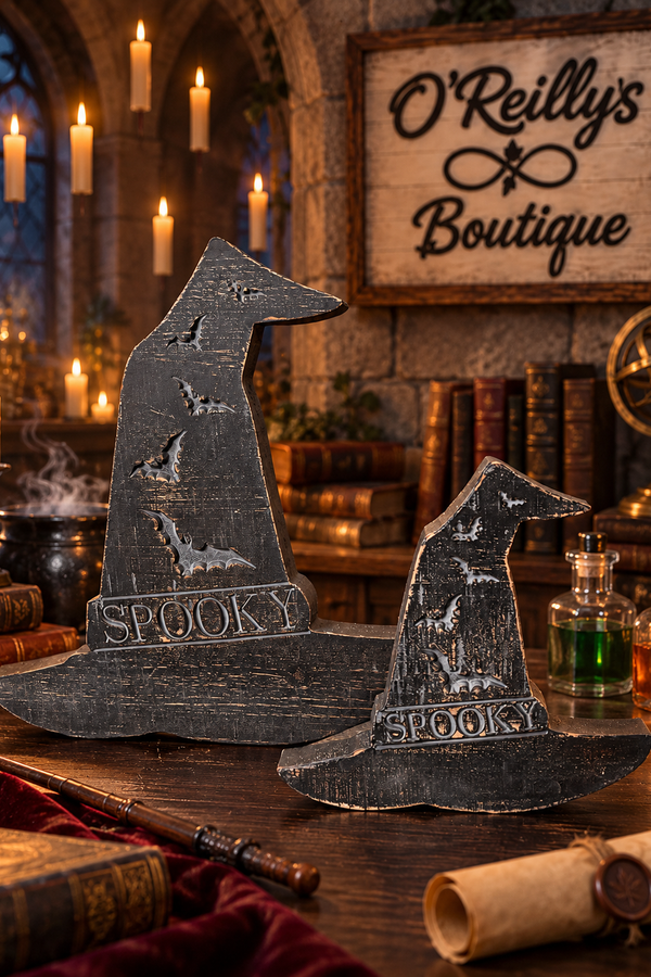 Spooky Witch Hat Block - Multiple Sizes