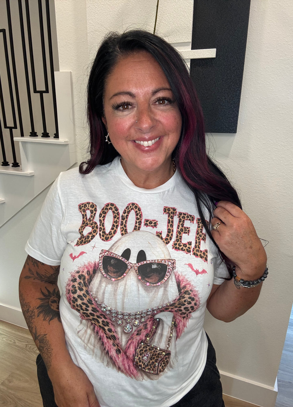 Boo-Jee Ghost Bling Graphic Tee