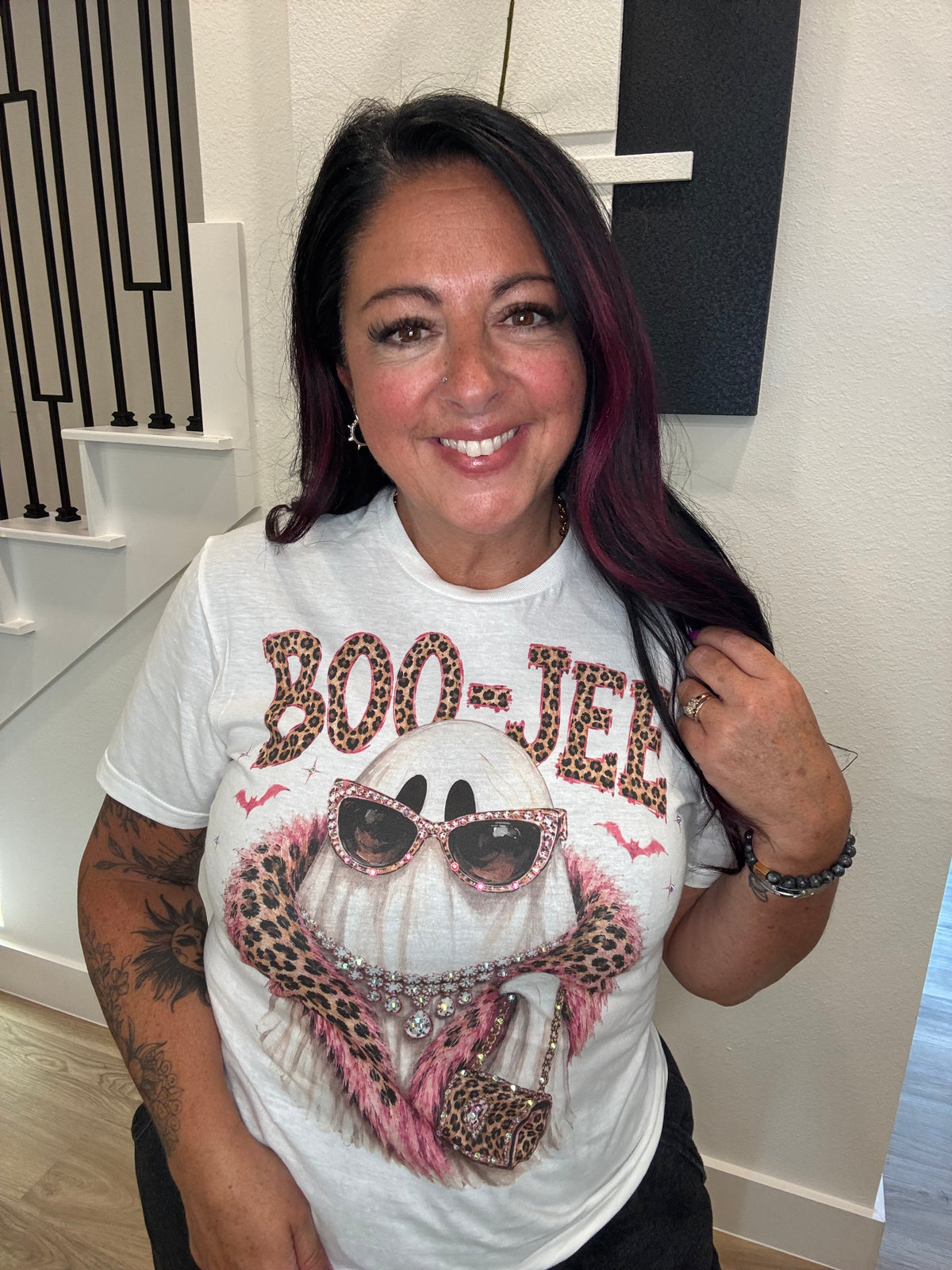 Boo-Jee Ghost Bling Graphic Tee