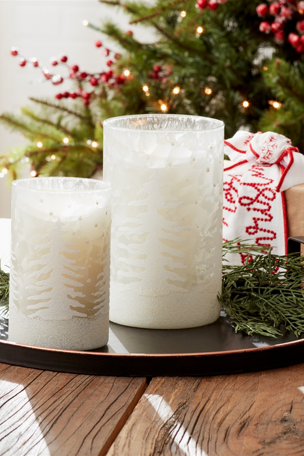 Glass Candle Holder
