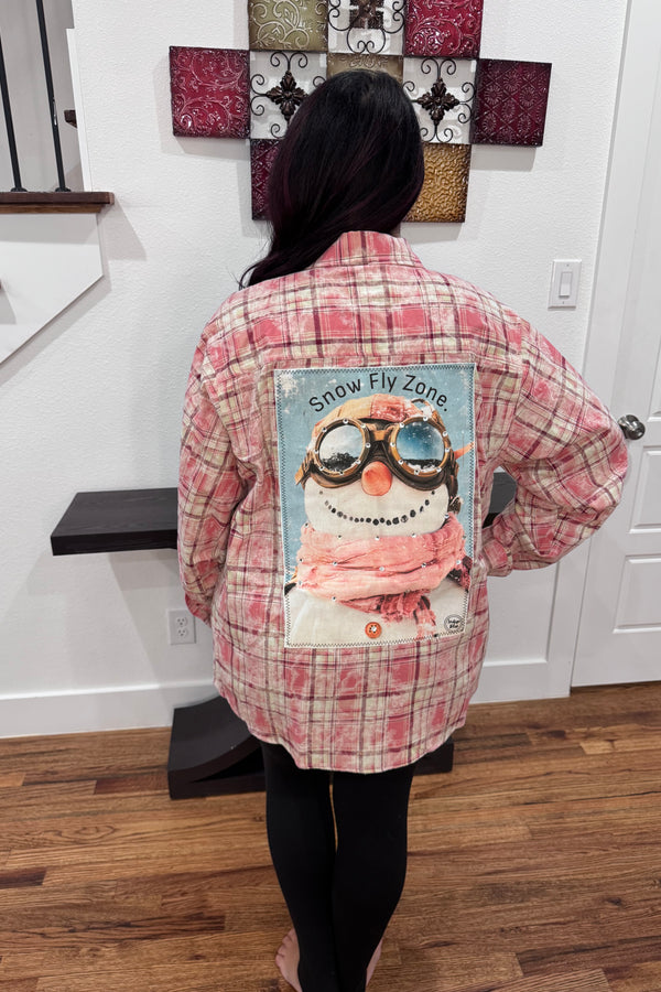 PREORDER- Snow Fly Zone Flannel