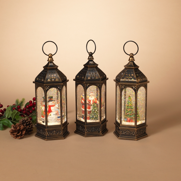 Musical Illuminated Water Globe Lanterns - Multiple Designs