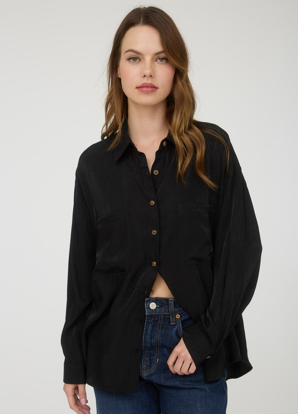 At a Glance Top- Black