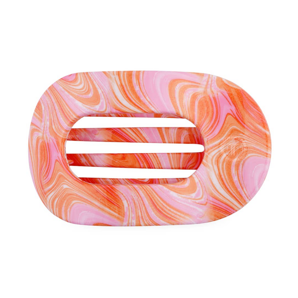 Flat Round Hair Clip - Just Keep Swimming - Multiple Sizes