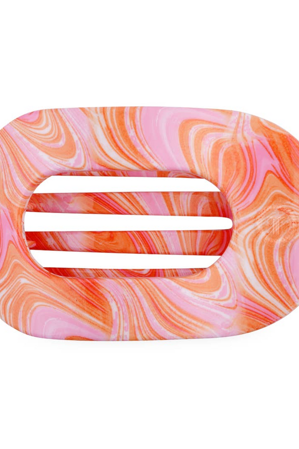 Flat Round Hair Clip - Just Keep Swimming
