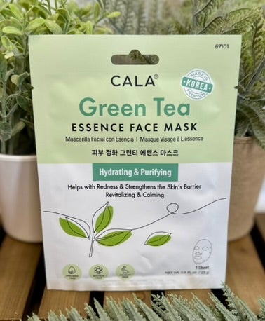 Cala Facial Sheet Masks in Green Tea