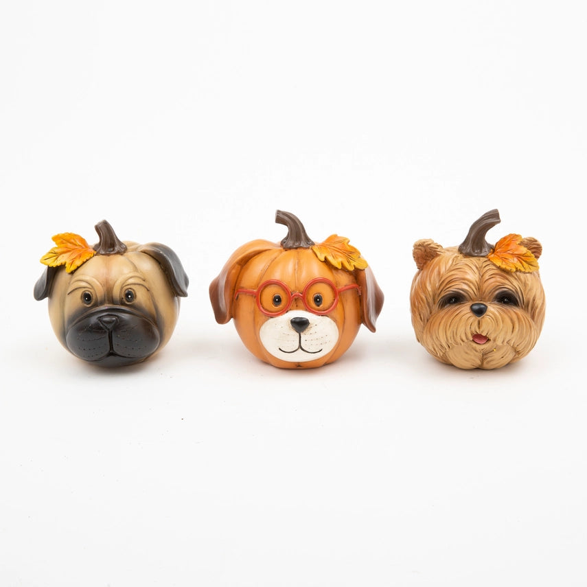 Resin Harvest Pumpkin Dog - Multiple Designs