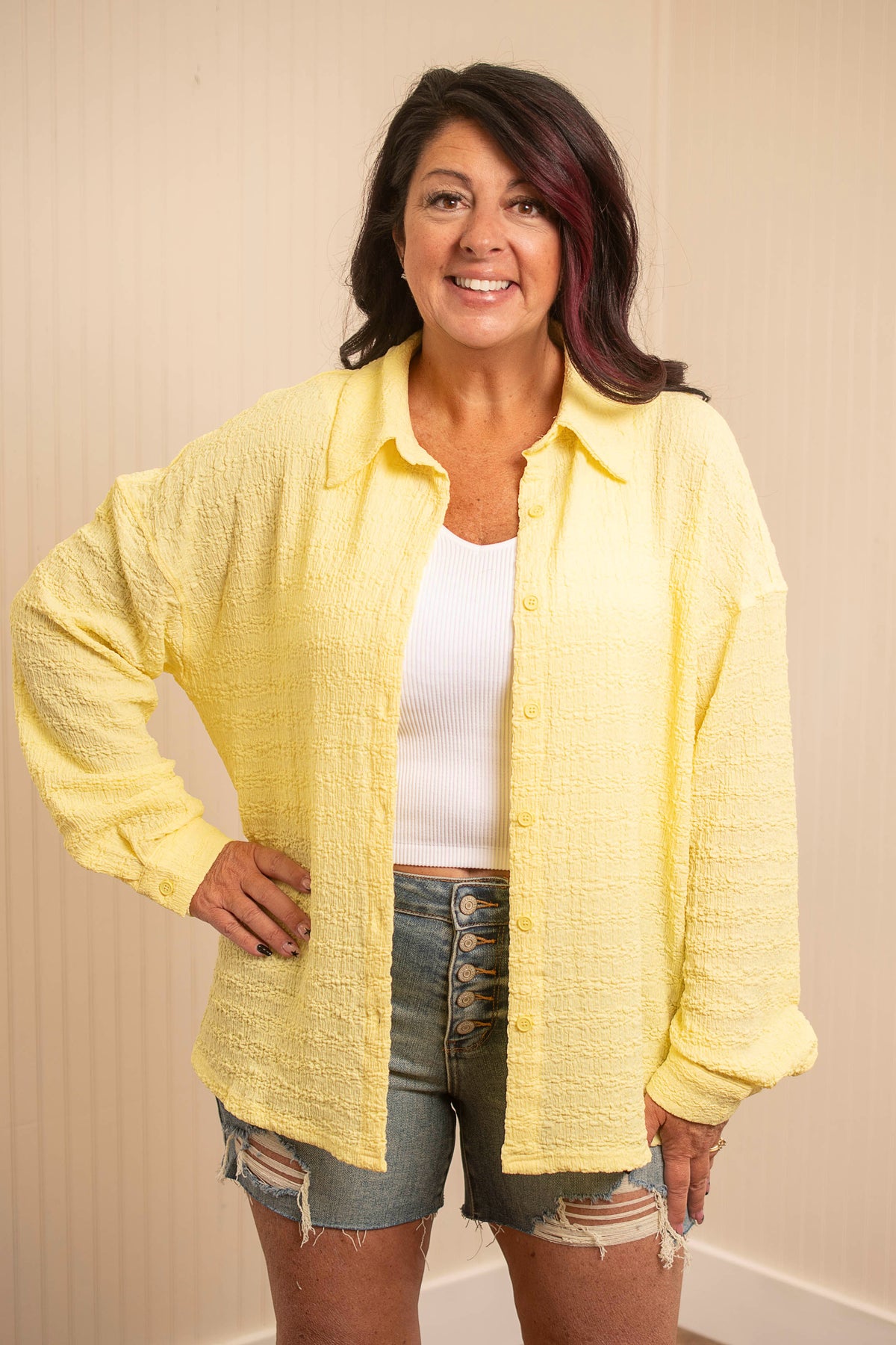 Midnight Train Top - Yellow