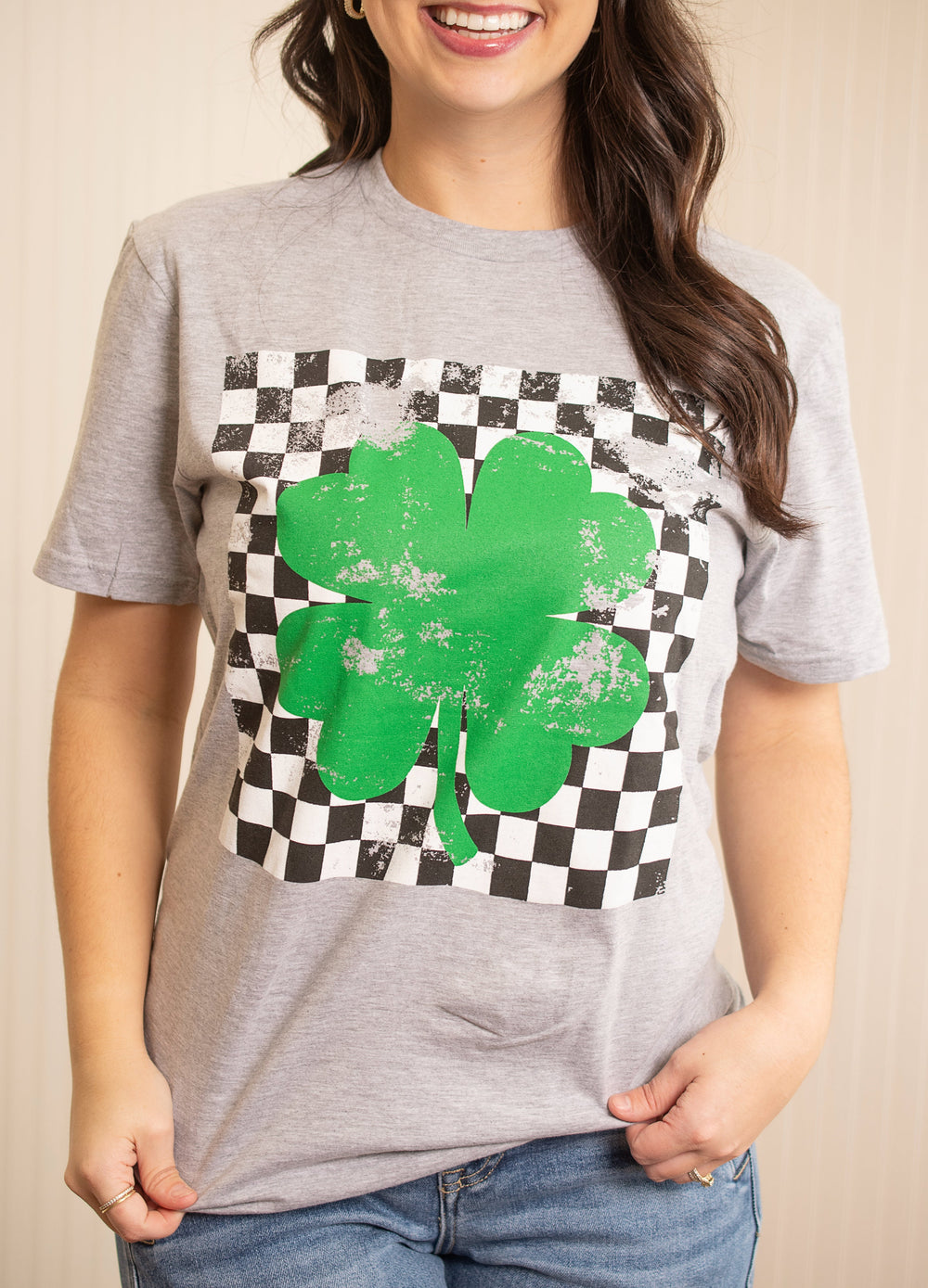 Ya Feelin Lucky Tee - Grey