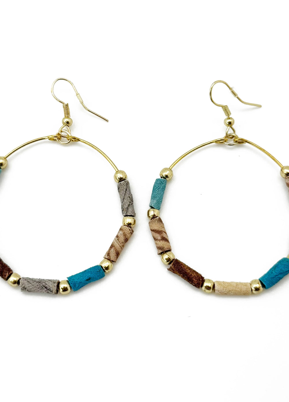 Seaside Story Hoop Earrings