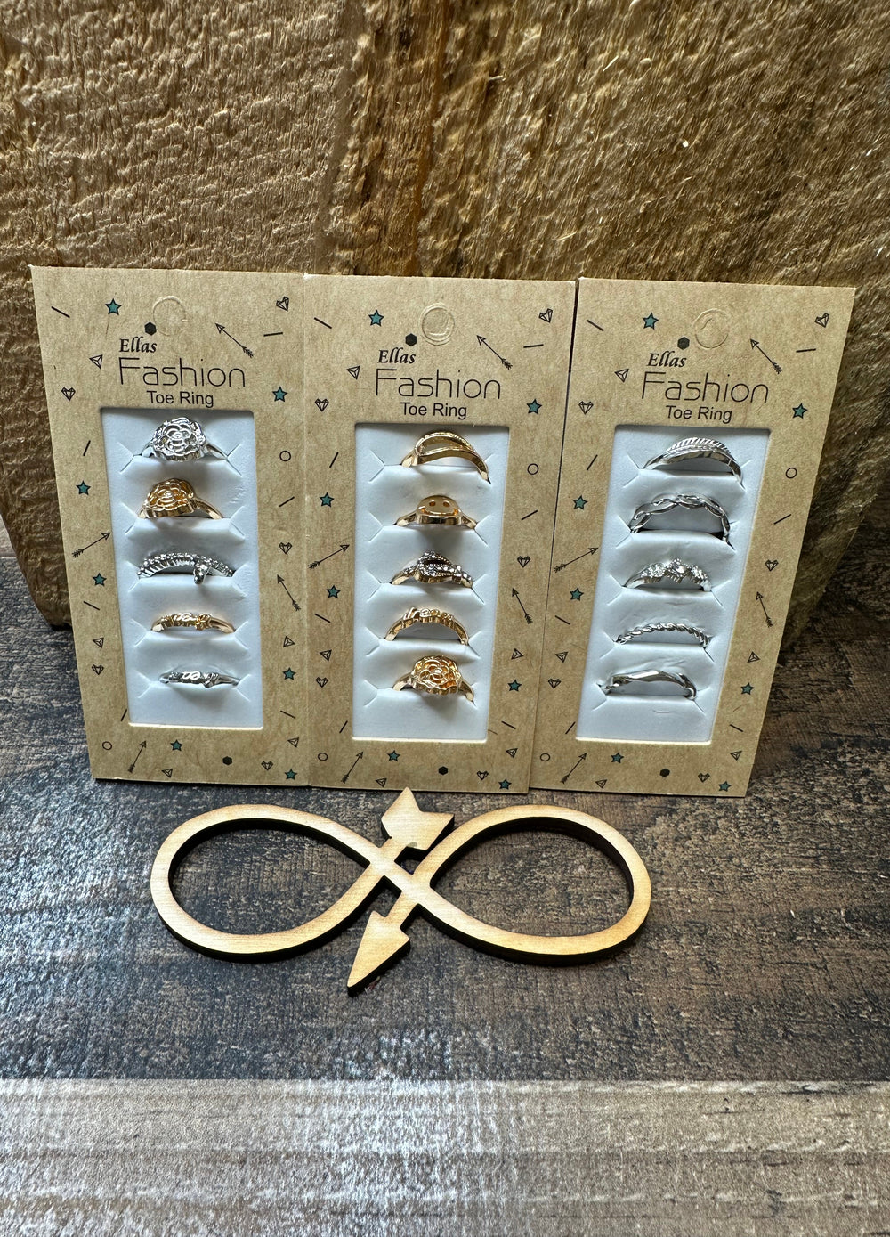 5 Set of Toe Rings