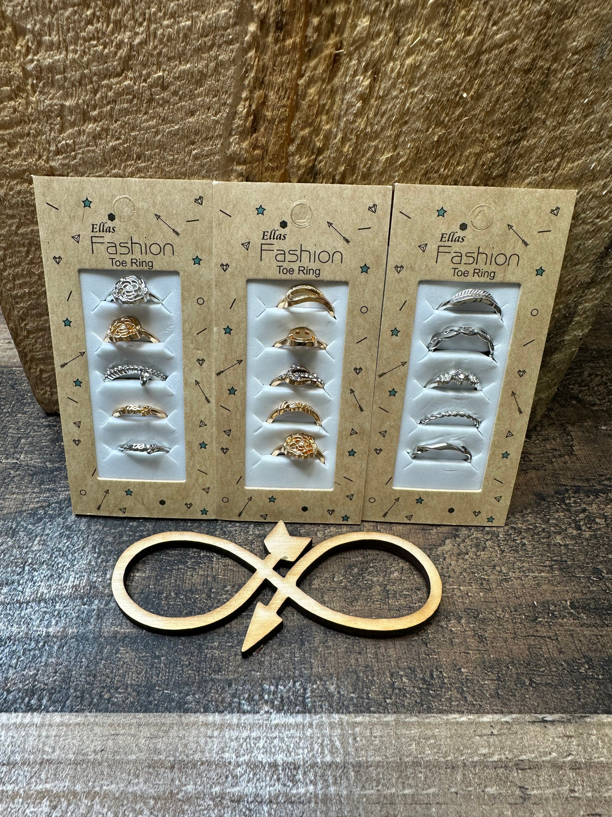 5 Set of Toe Rings