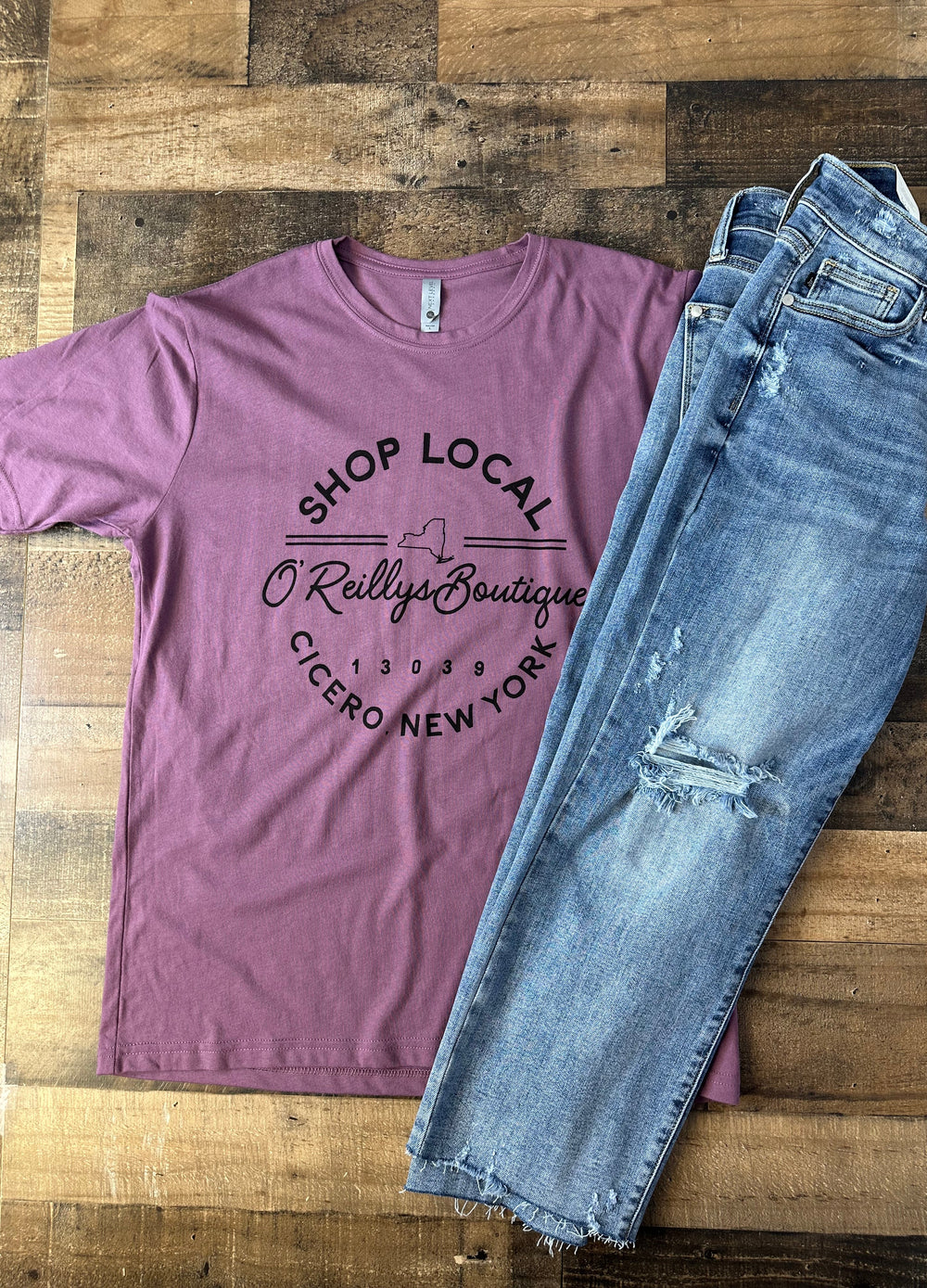 Shop Local O'Reillys Boutique Custom Graphic Short Sleeve *Final Sale*