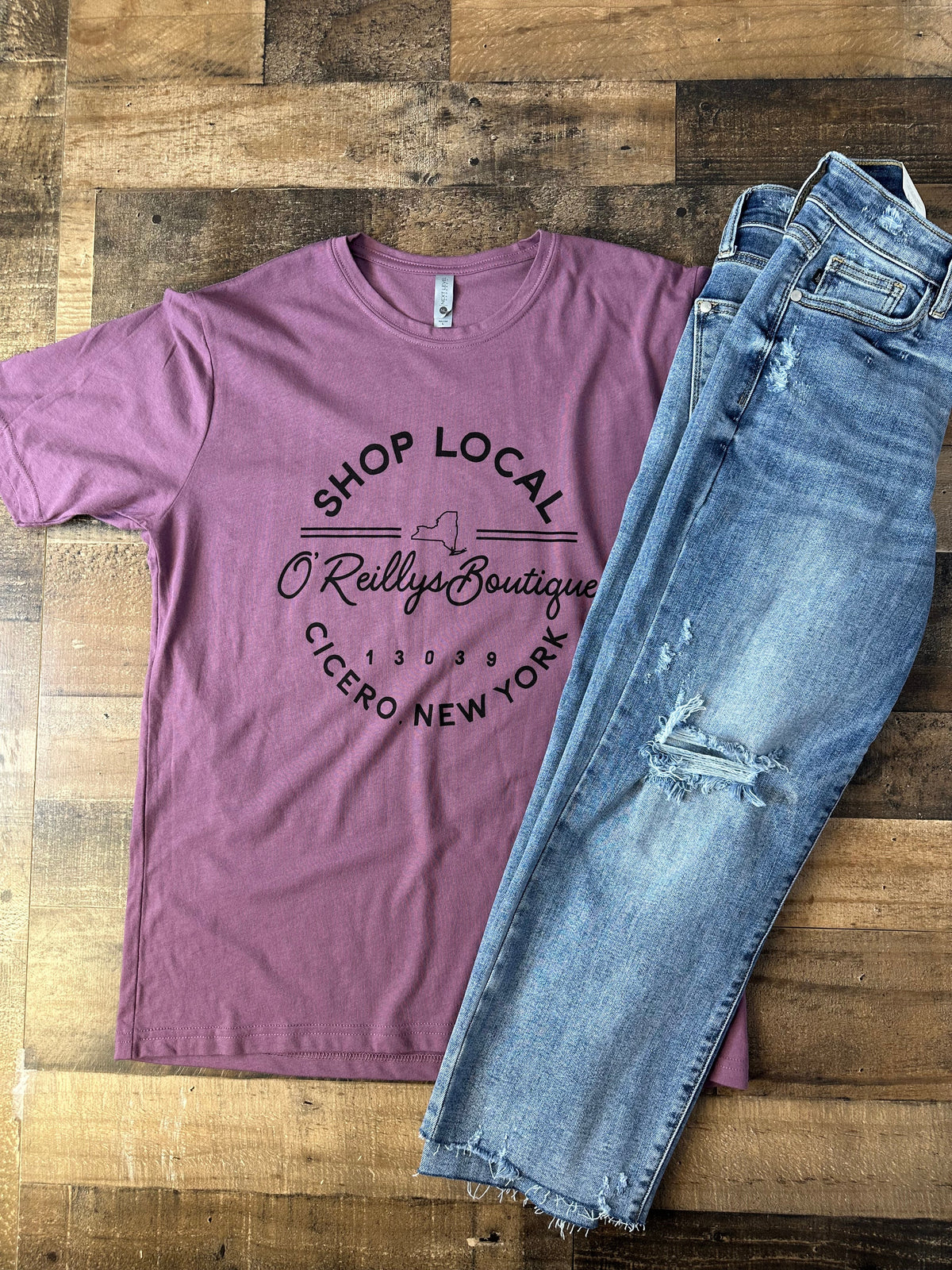 Shop Local O'Reillys Boutique Custom Graphic Short Sleeve *Final Sale*