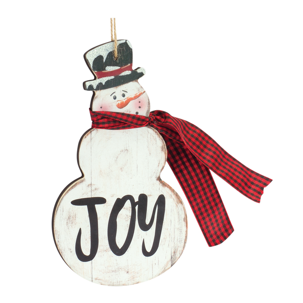 7.25"H MDF Snowman Ornament - Multiple Designs