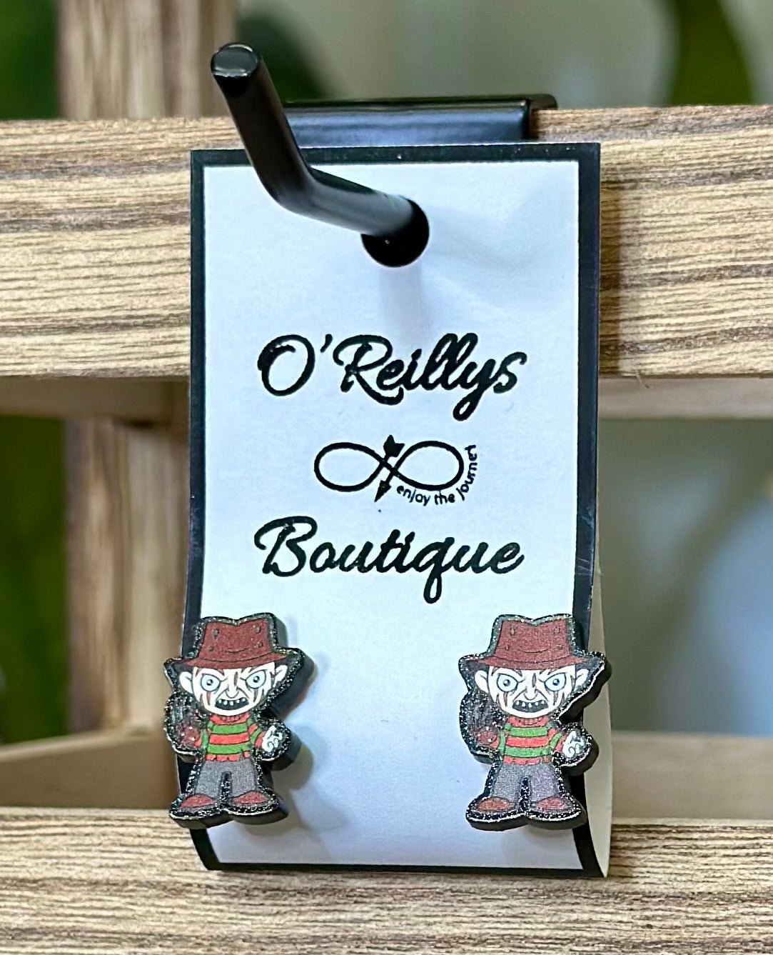 Horror Earrings in Freddy