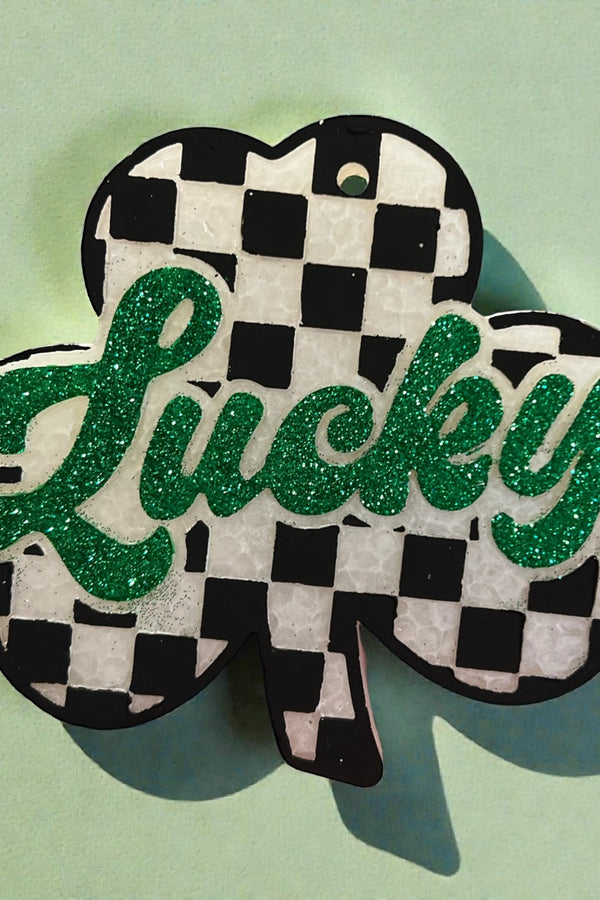 Checkered Shamrock Freshie