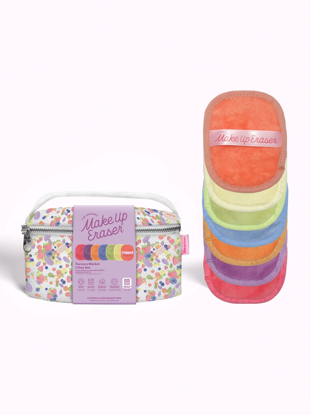 Farmer's Market 7-Day Set with Makeup Bag - Floral & Bright
