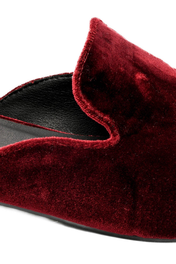 Spotlight Velvet Mules