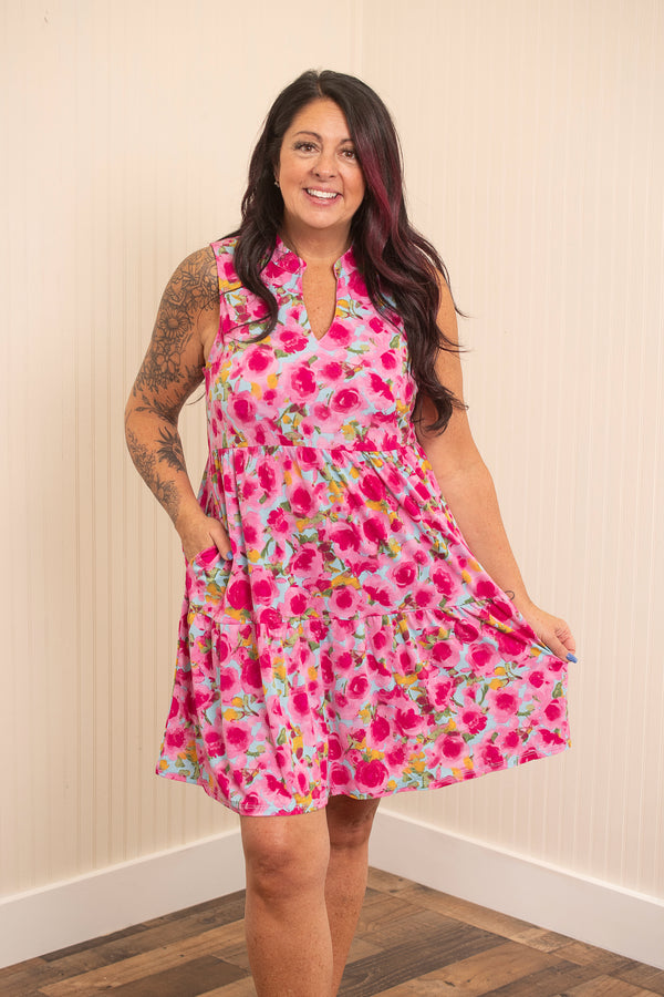Dear Scarlett Charm Factor Lizzy Dress - Aqua