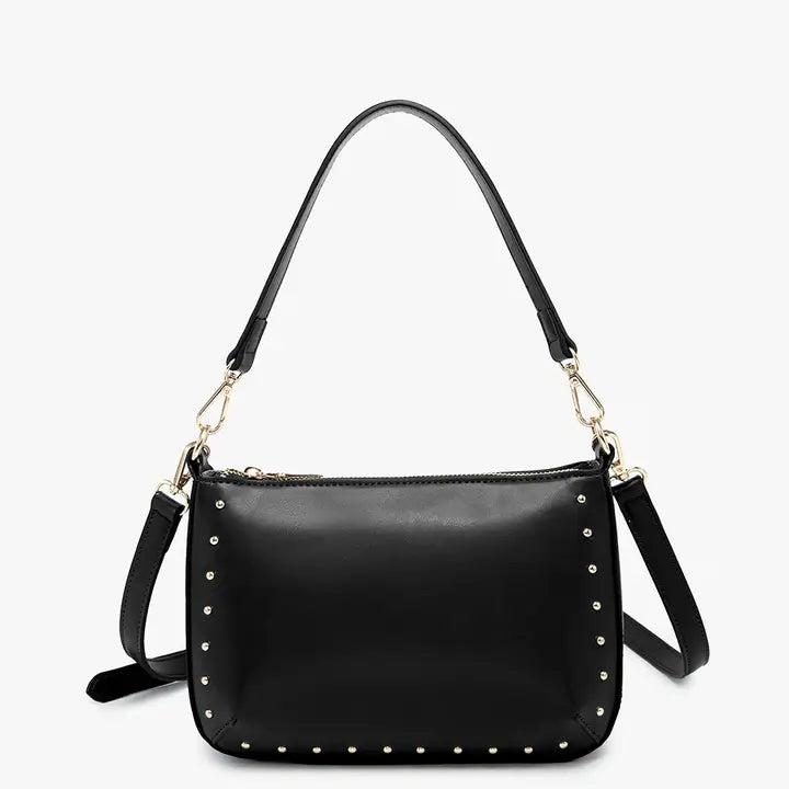 Carmen Studded Crossbody With Shoulder Strap - Multiple Colors