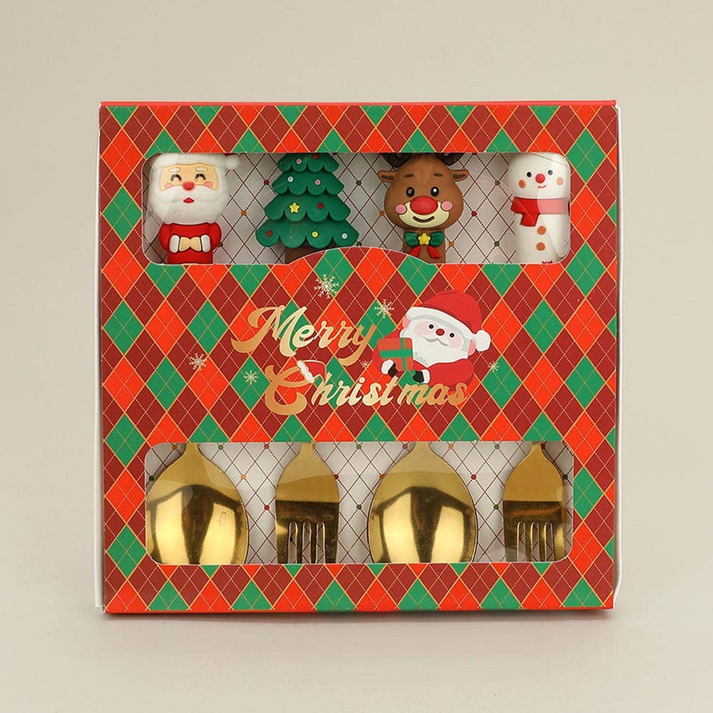 Christmas Spoon and Fork Set