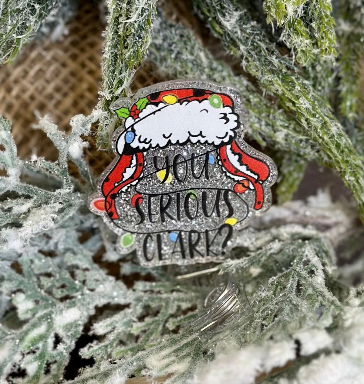 Holiday ID Clip & Lanyard in Clark