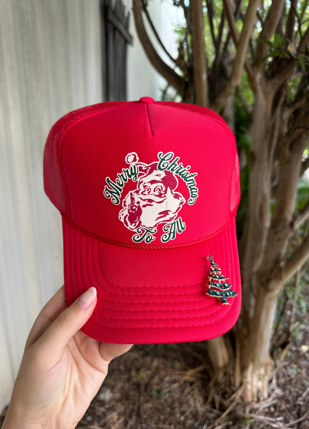 PREORDER- Vintage Santa Red Trucker Hat
