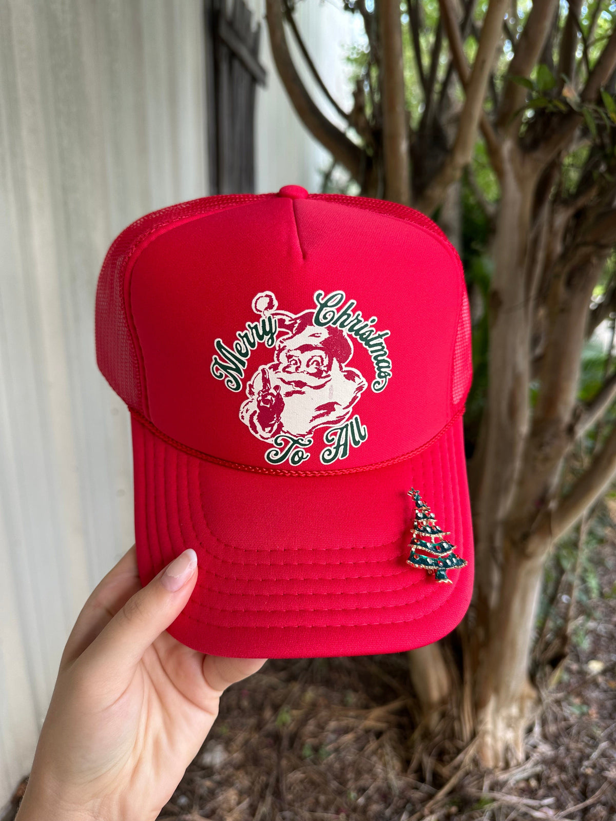 PREORDER- Vintage Santa Red Trucker Hat