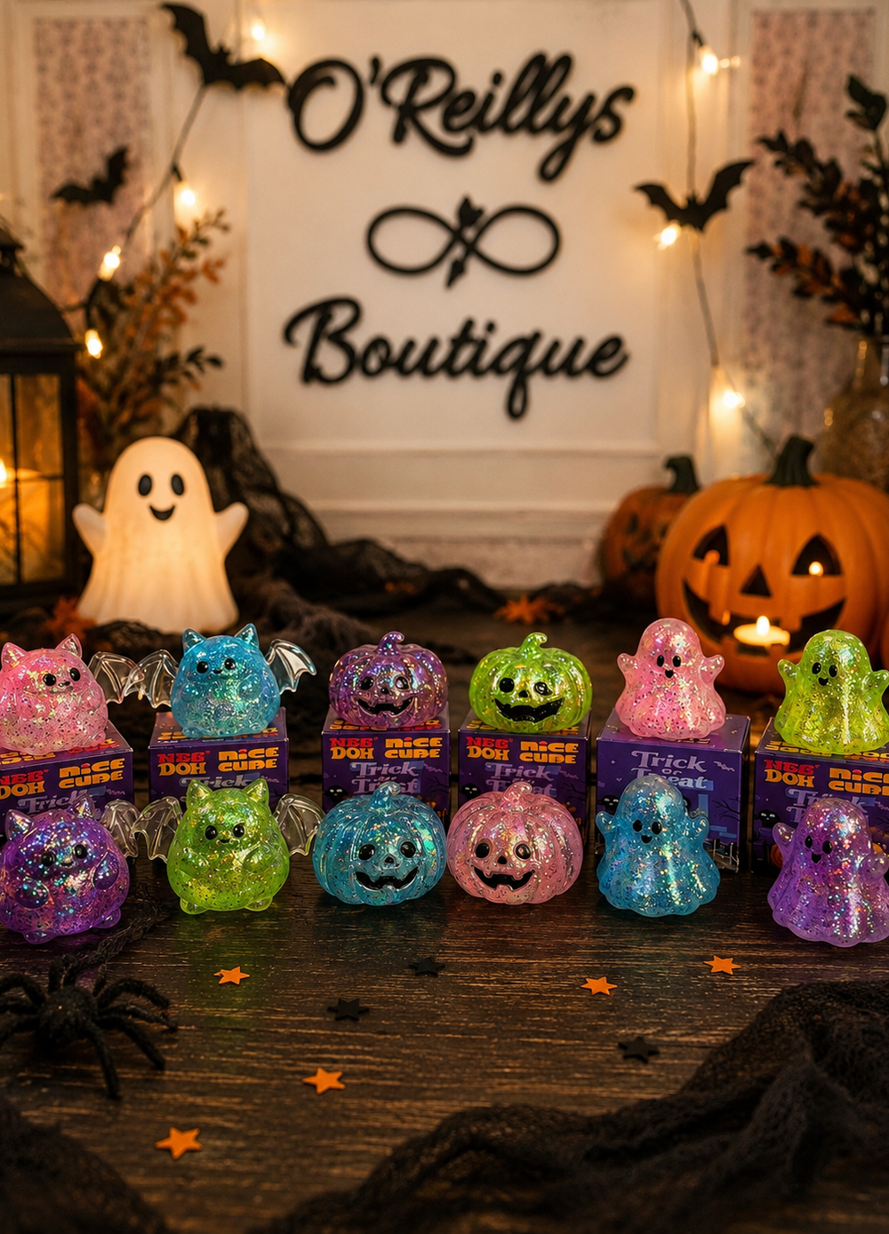 Bat Ghost Pumpkin Halloween Squish