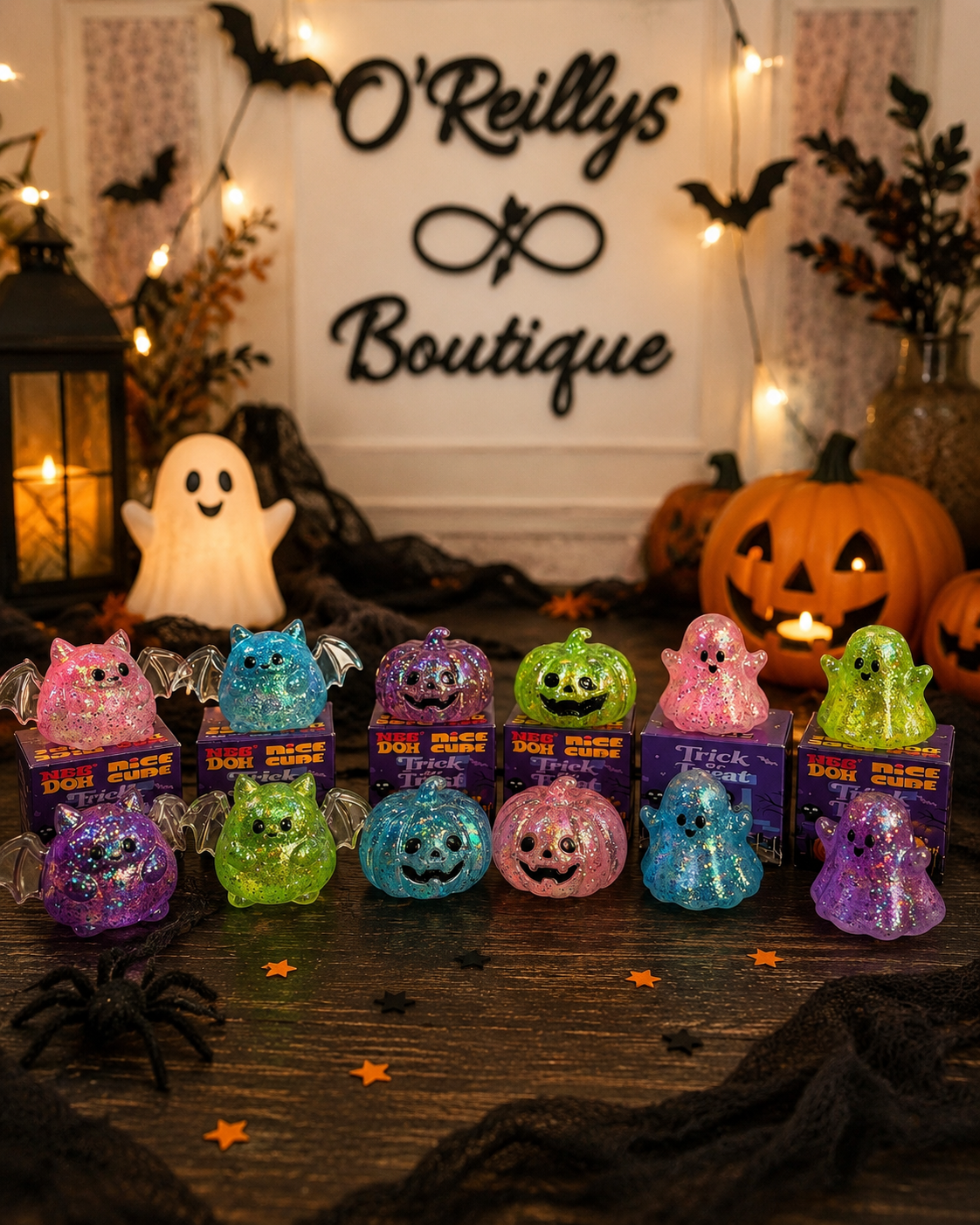 Bat Ghost Pumpkin Halloween Squish