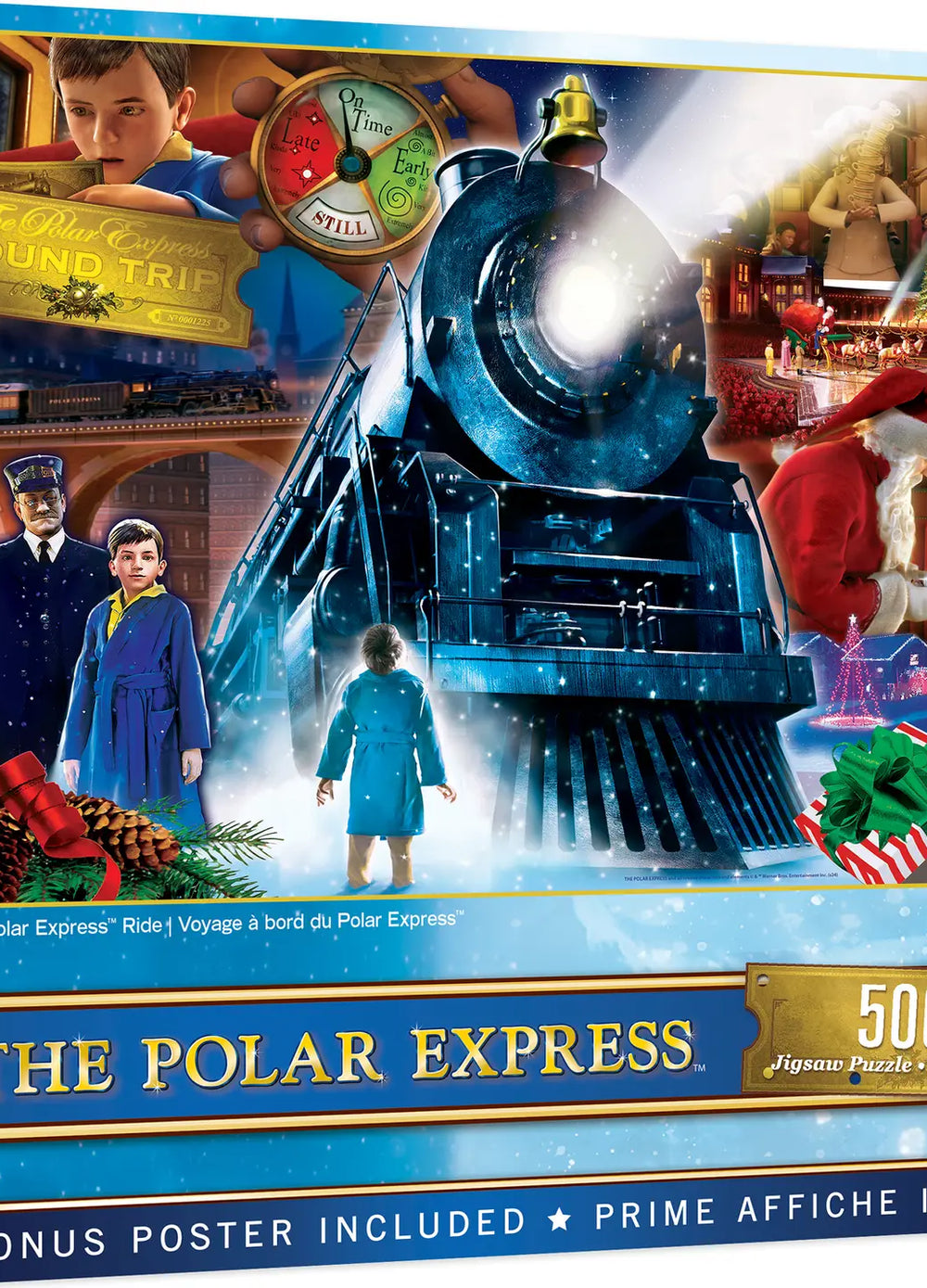 The Polar Express Ride 500 Piece Glitter Puzzle