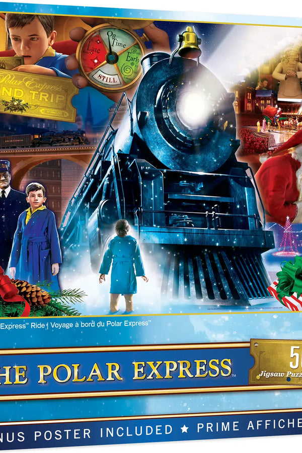 The Polar Express Ride 500 Piece Glitter Puzzle