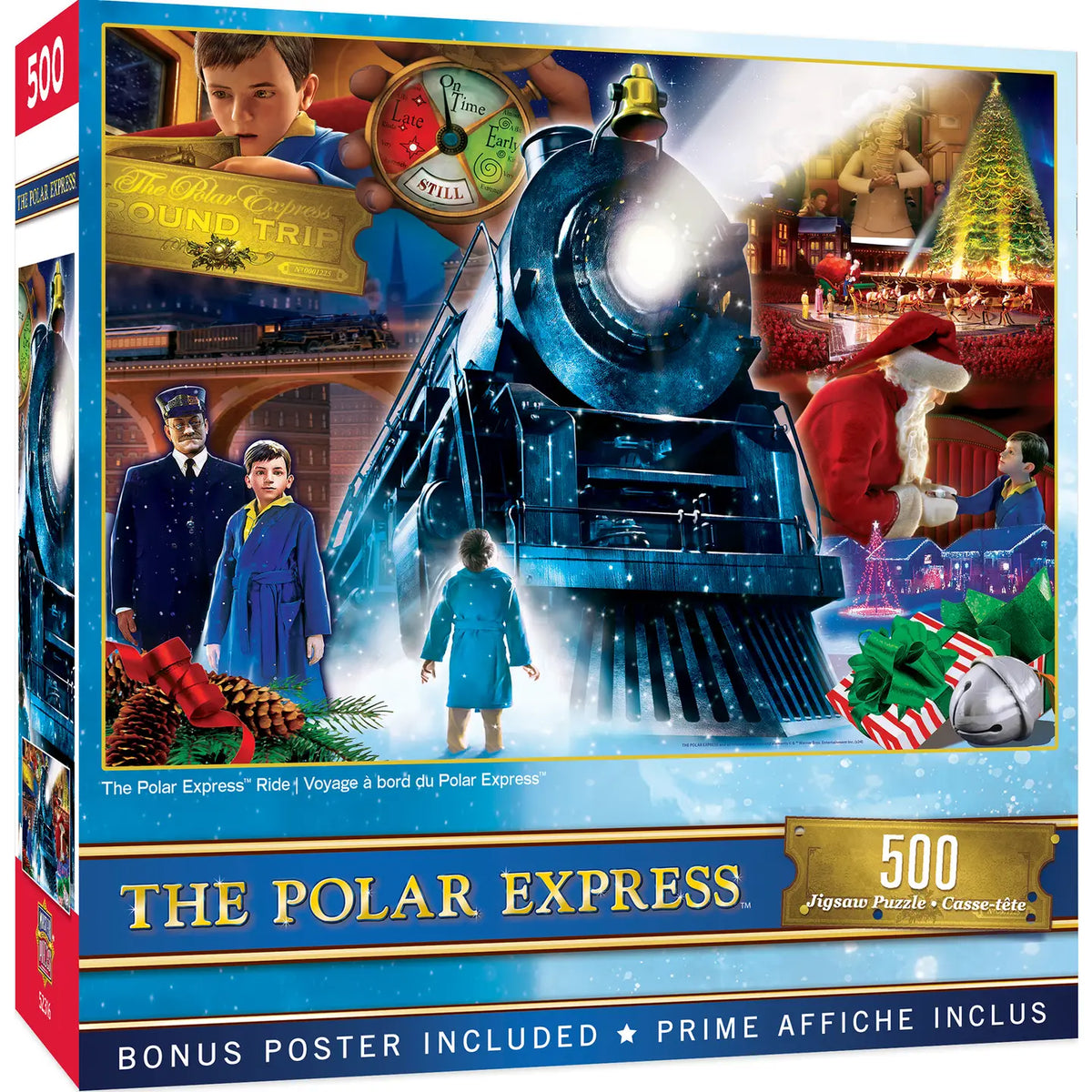 The Polar Express Ride 500 Piece Glitter Puzzle