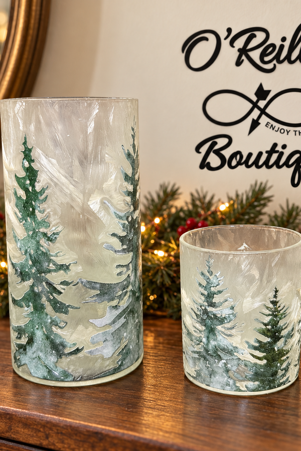 Woodland Pines Glass Jars