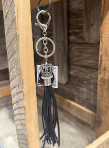 Lost & Found Tassel Crown Keychain