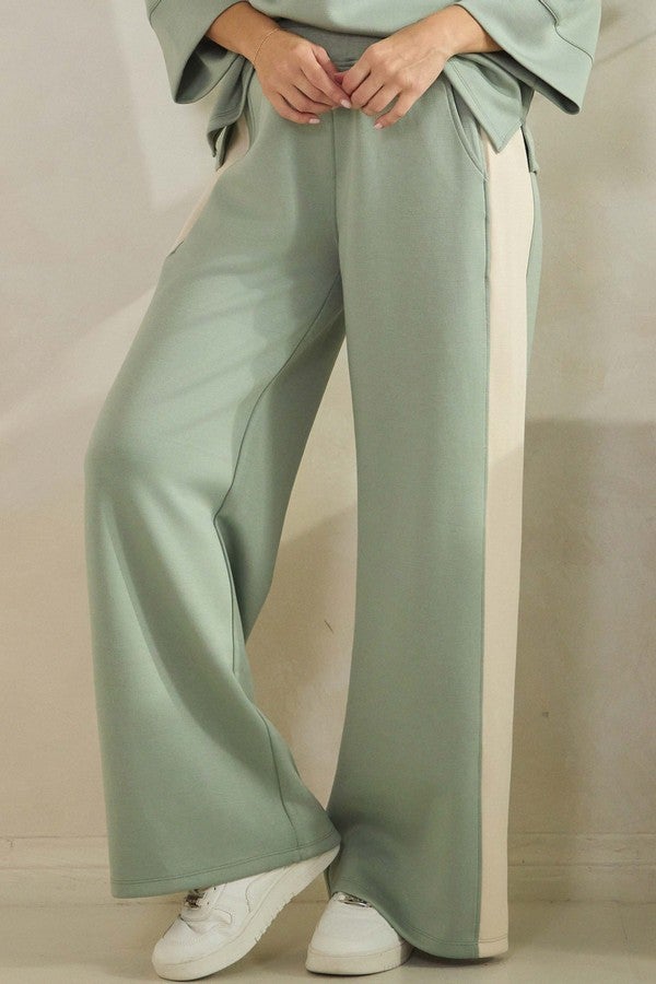 Women's So Relaxed UltraComfy Two Tone Wide-Leg Pants - Multiple Colors