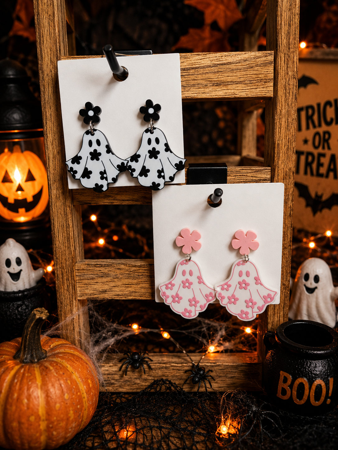 Little Spirit Ghost Earrings - Multiple Colors