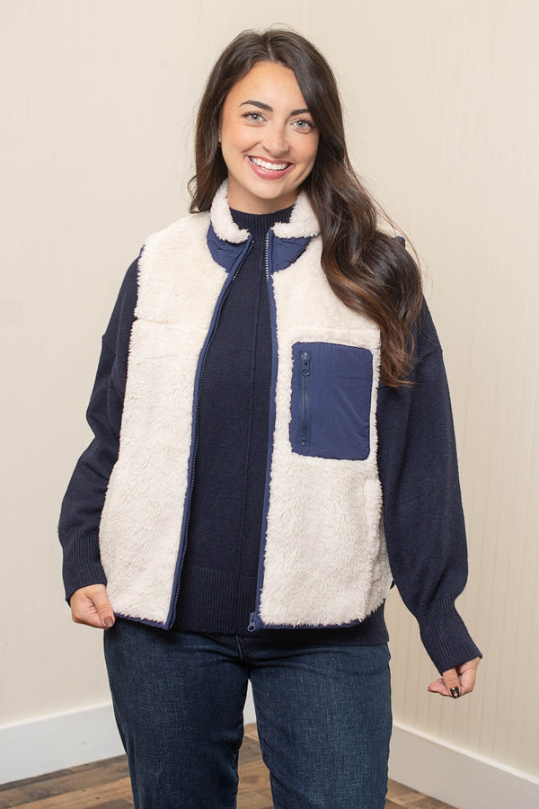 Cozy Cabin Sherpa Vest