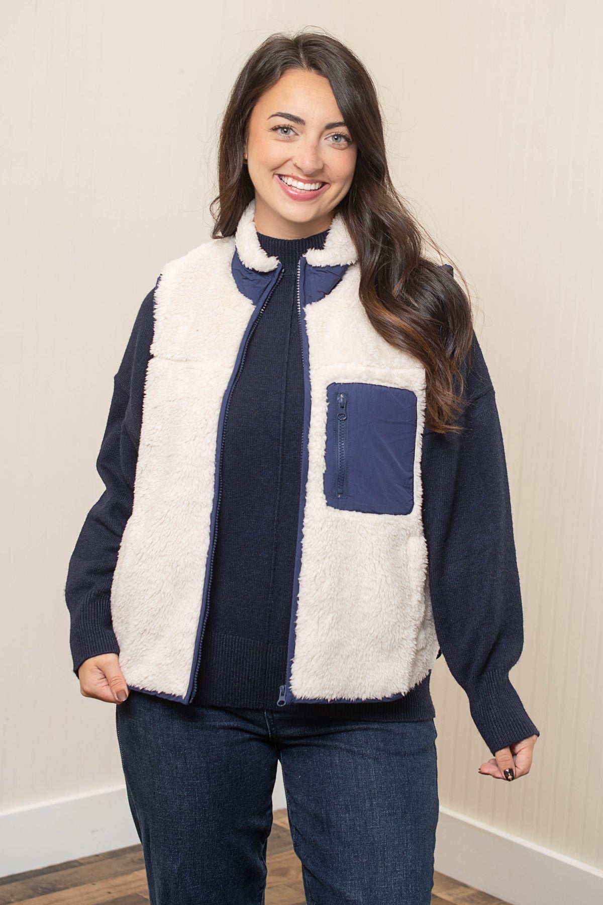 Cozy Cabin Sherpa Vest