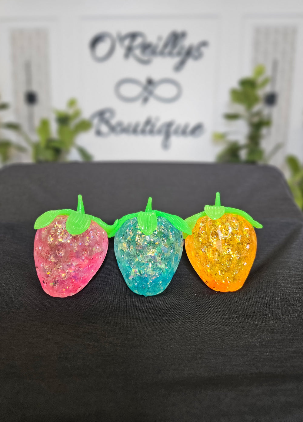 Mini Sparkle Strawberry Squishy - Multiple Colors