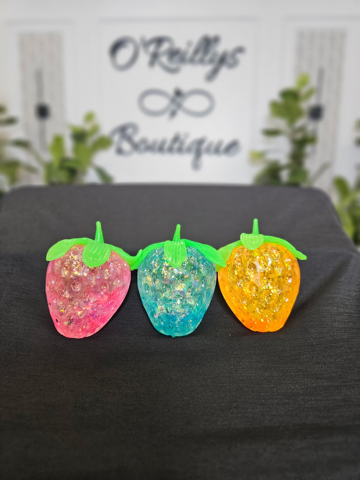 Mini Sparkle Strawberry Squishy - Multiple Colors