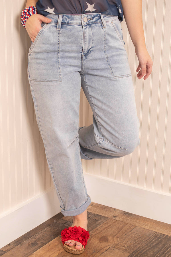 Easy Street Barrel Jeans - Light