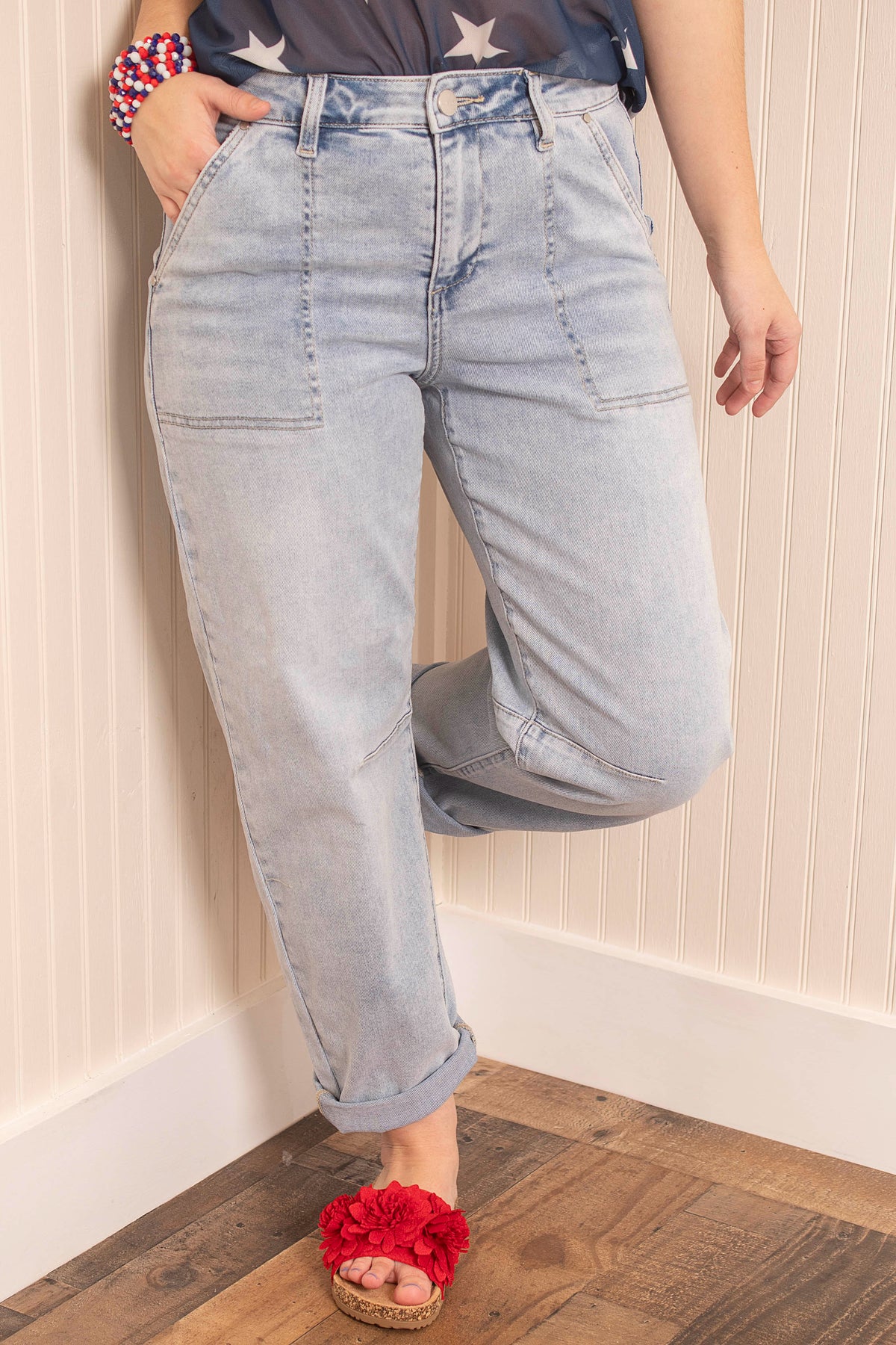 Easy Street Barrel Jeans - Light