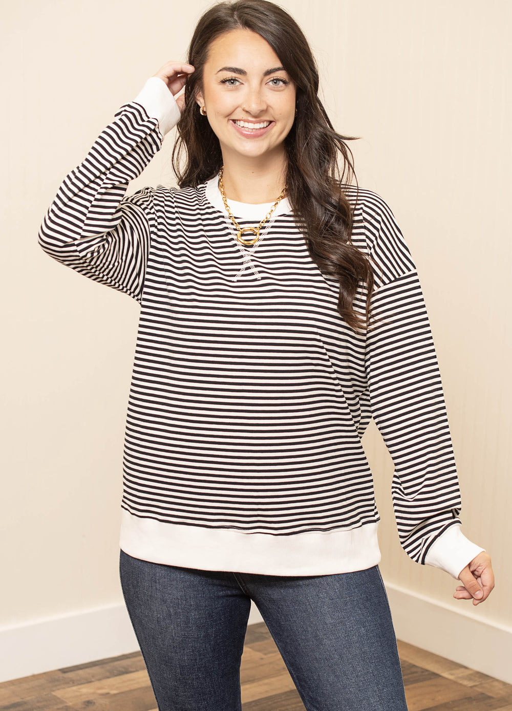 Weekend Stripes Pullover- Multiple Colors