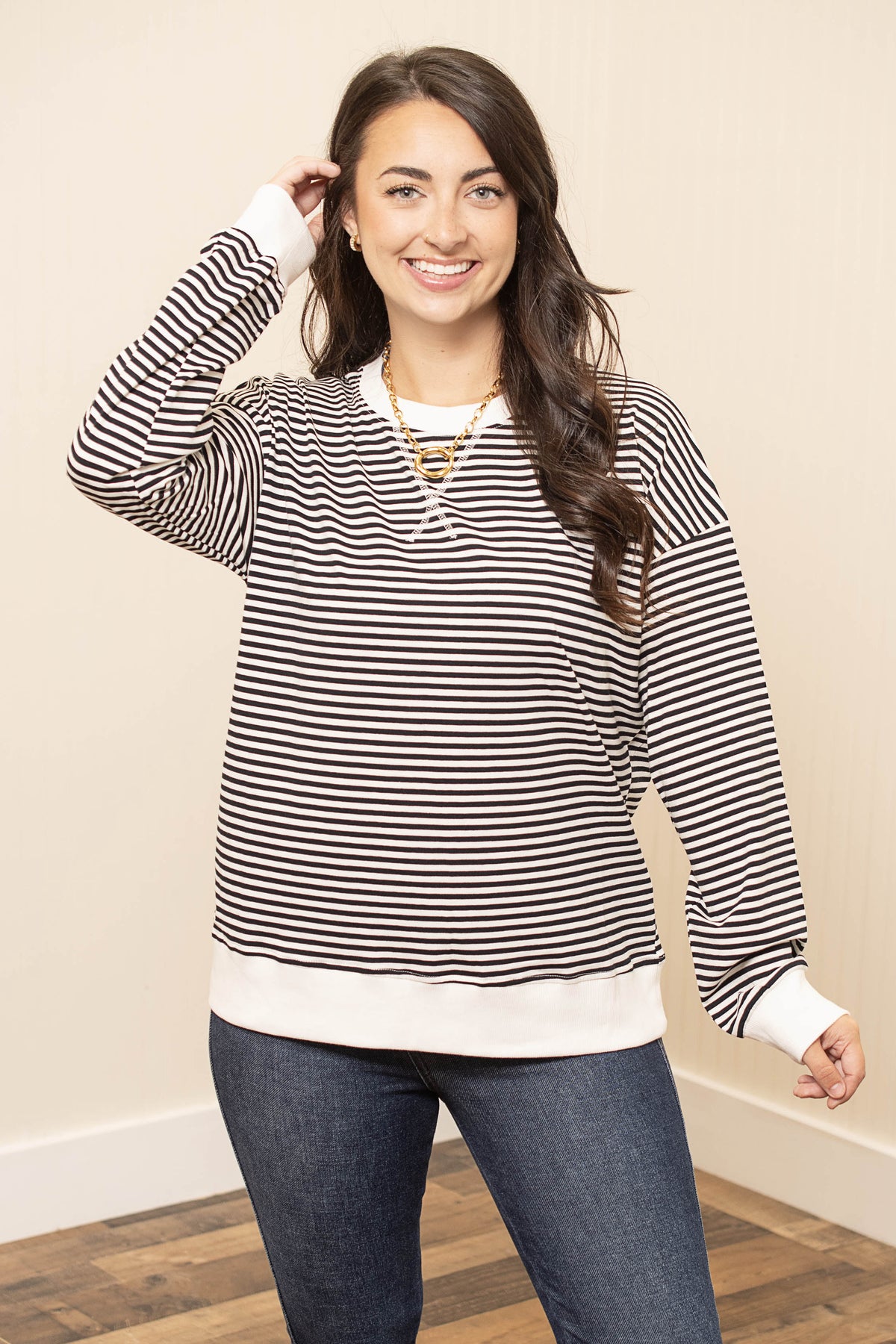 Weekend Stripes Pullover- Multiple Colors