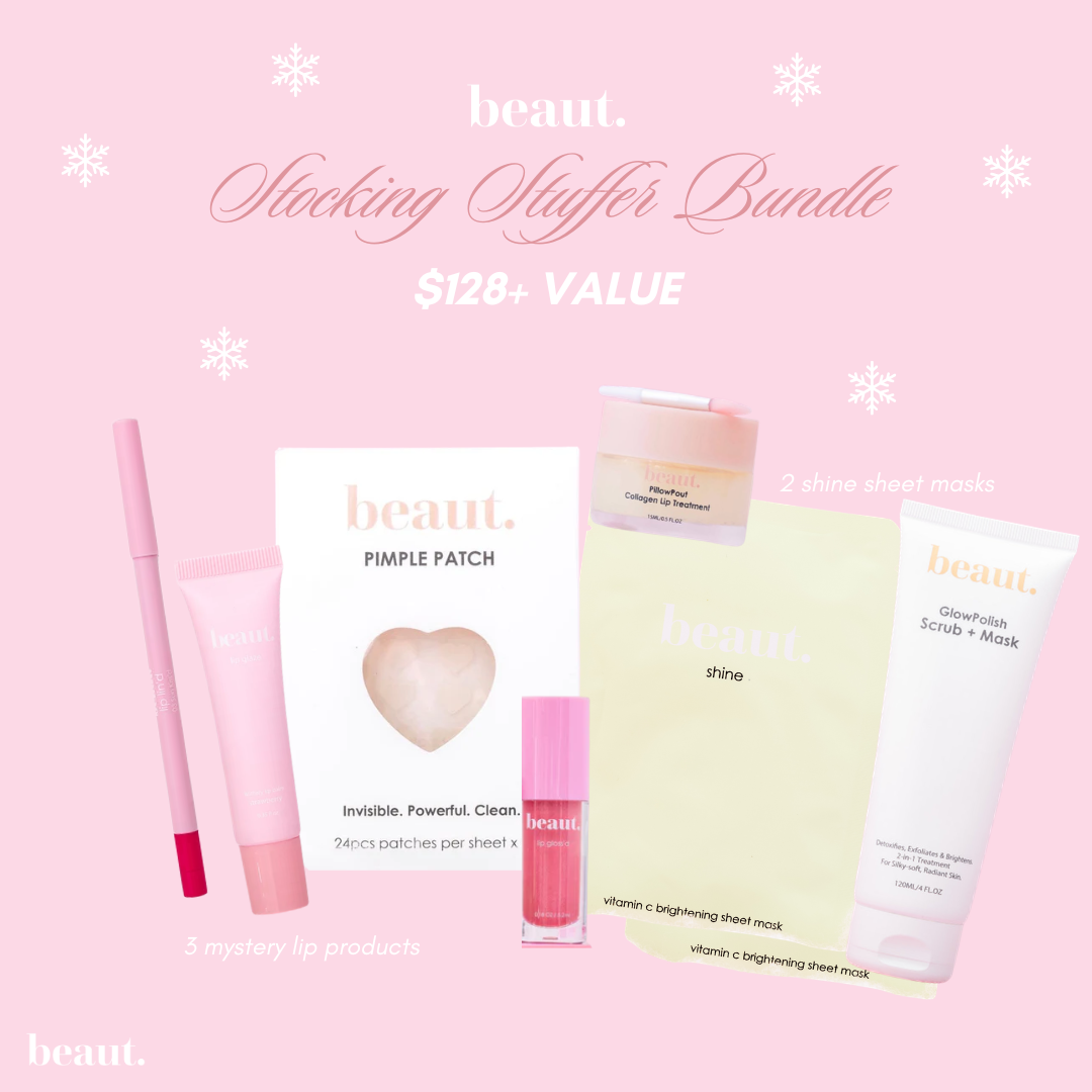 PREORDER- Stocking Stuffer Bundle + Free H20, Golden hour sheet mask AND an eye LUV Jar!