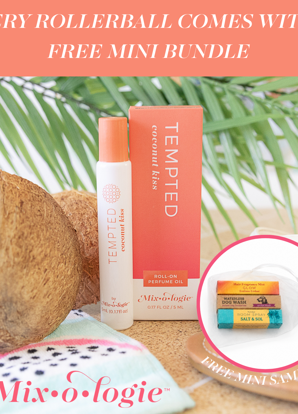 PREORDER- Rollerball Perfume Oil (5 mL) with Free Mini Bundle by Mixologie