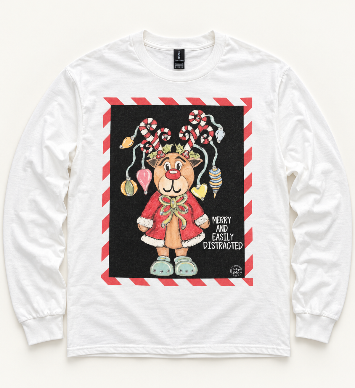 PREORDER Merry And Distracted Reindeer Long Sleeve